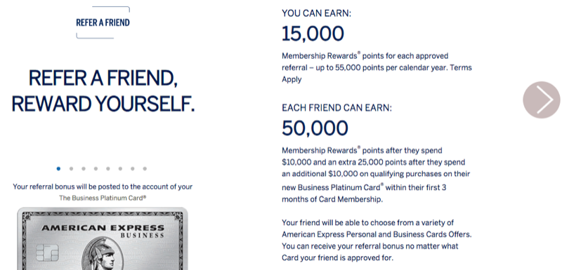 amex referral