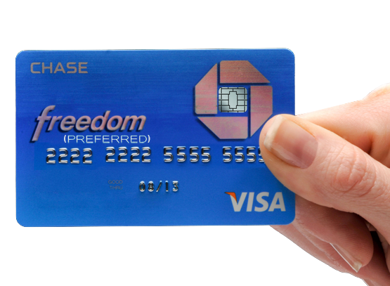 The New Chase Freedom (Preferred) Card with Chip and Sig.