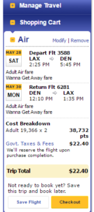 southwest LAX-DEN