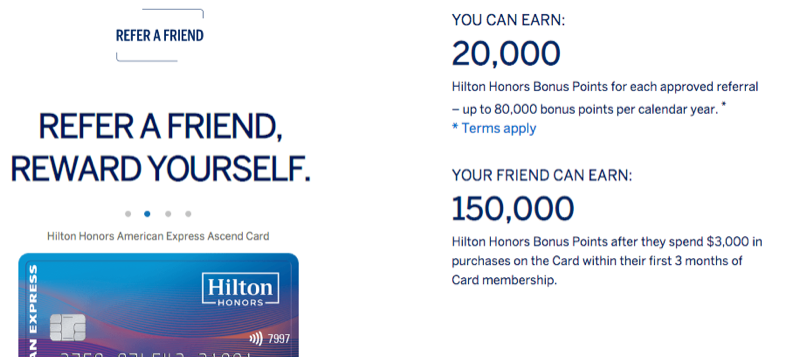 amex hilton refer